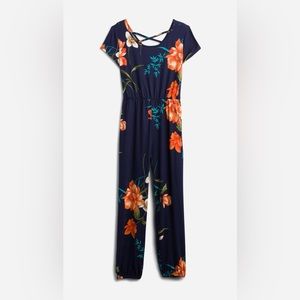 CHENAULT GIRL - Roonie Cross Back Jogger Jumpsuit